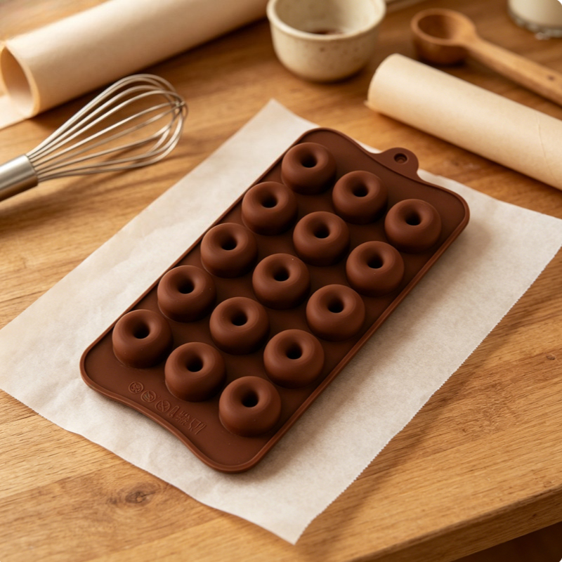 Donut Mold Silicone - 1pc donut silicone cake mold non-stick