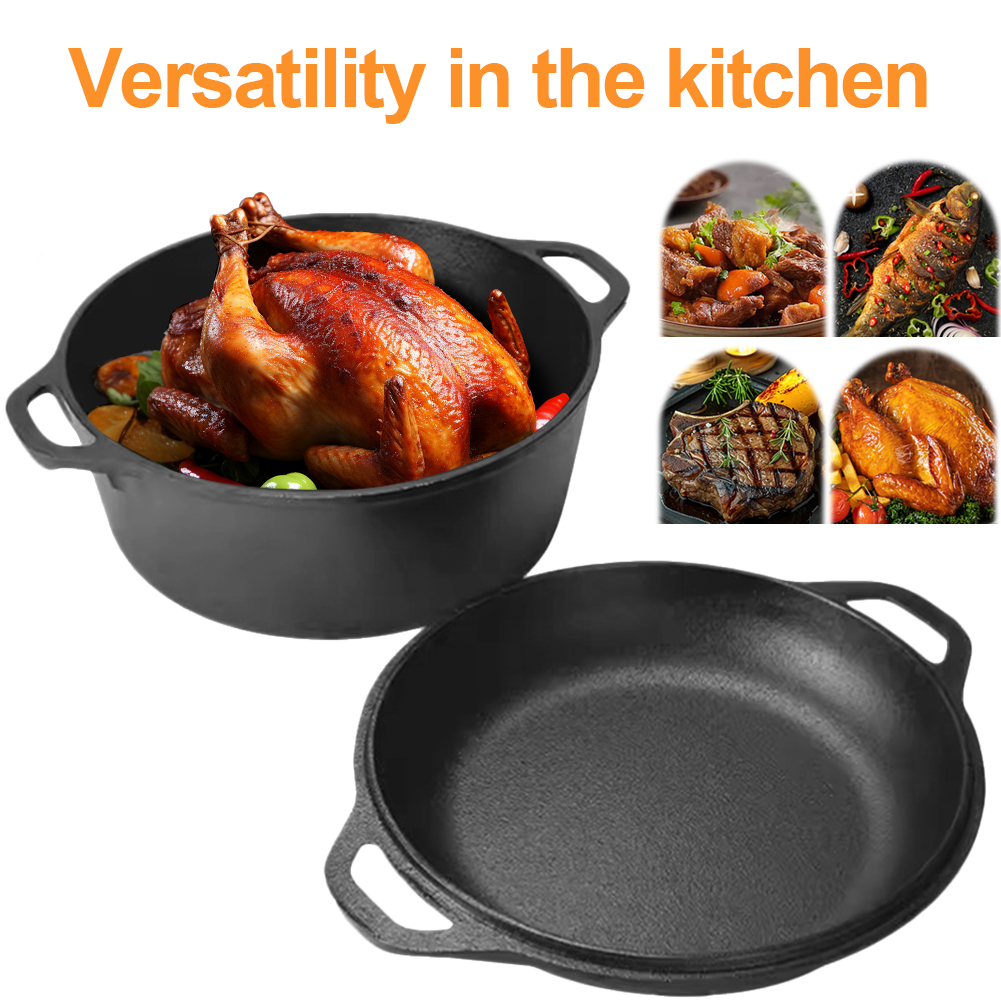 Cast Iron Corn - 2 in 1 Cast Iron Dutch