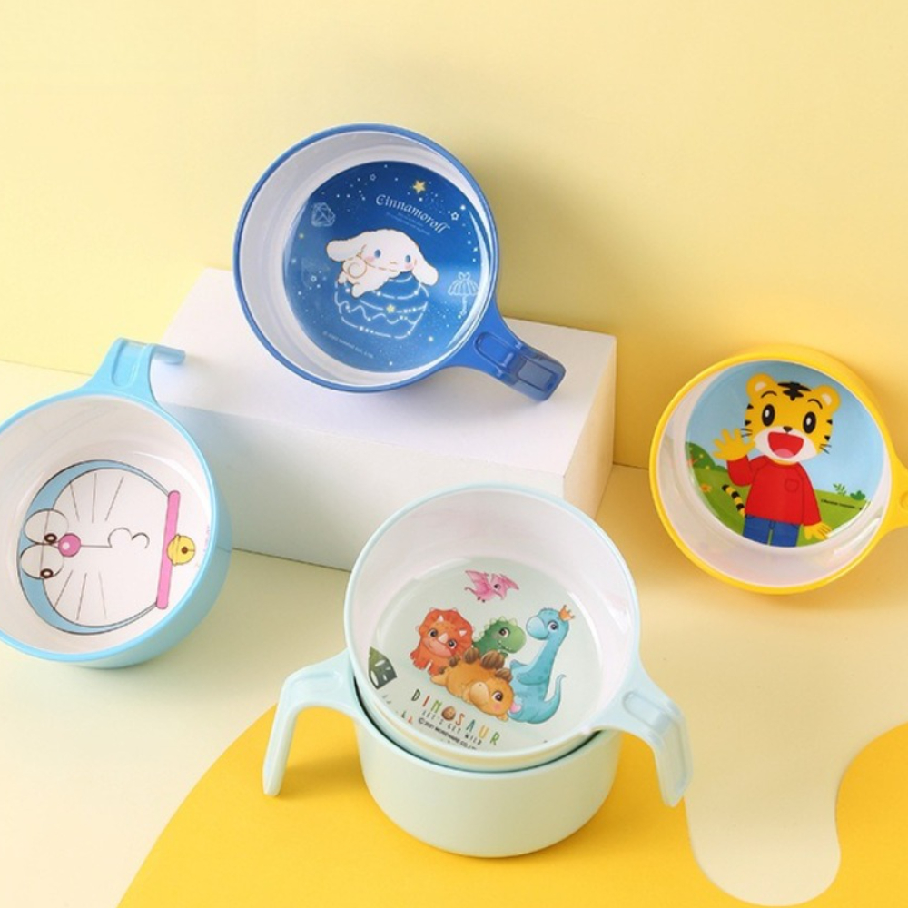 Dim Sum Basket - Kids Bowls Cartoon Tableware Scald Resistant