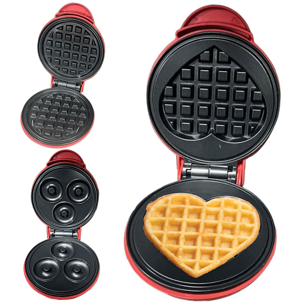 Mini Pancake Griddle - Mini Waffle Maker Nonstick Pancake Bubble