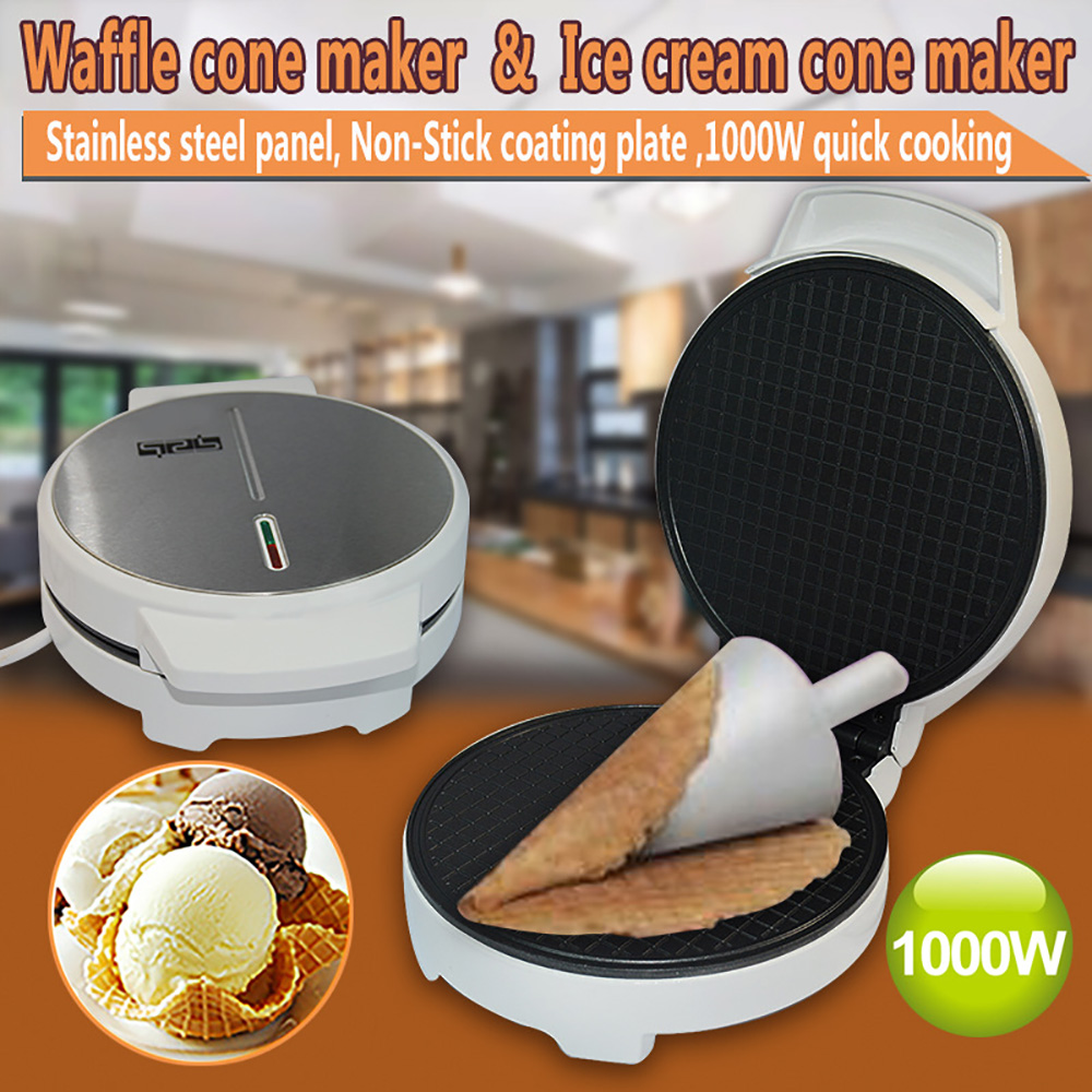 Waffle Cone Maker - Waffle Cone Make Premium Egg Roll