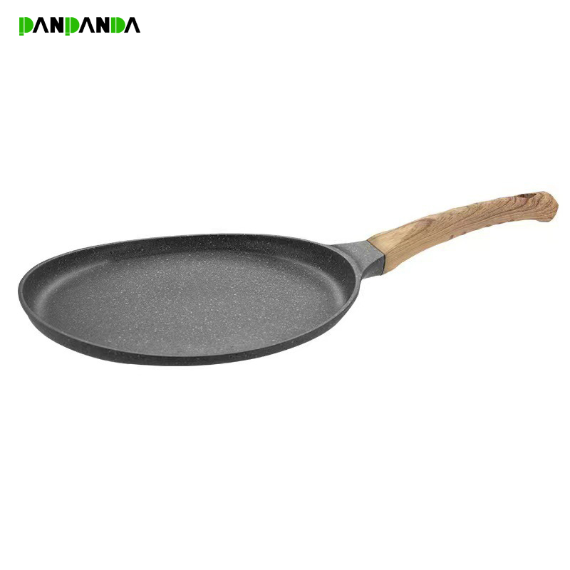 Danish Pancake Pan - PANPANDA 6/8/10in Non-Stick Frying Pan Steak