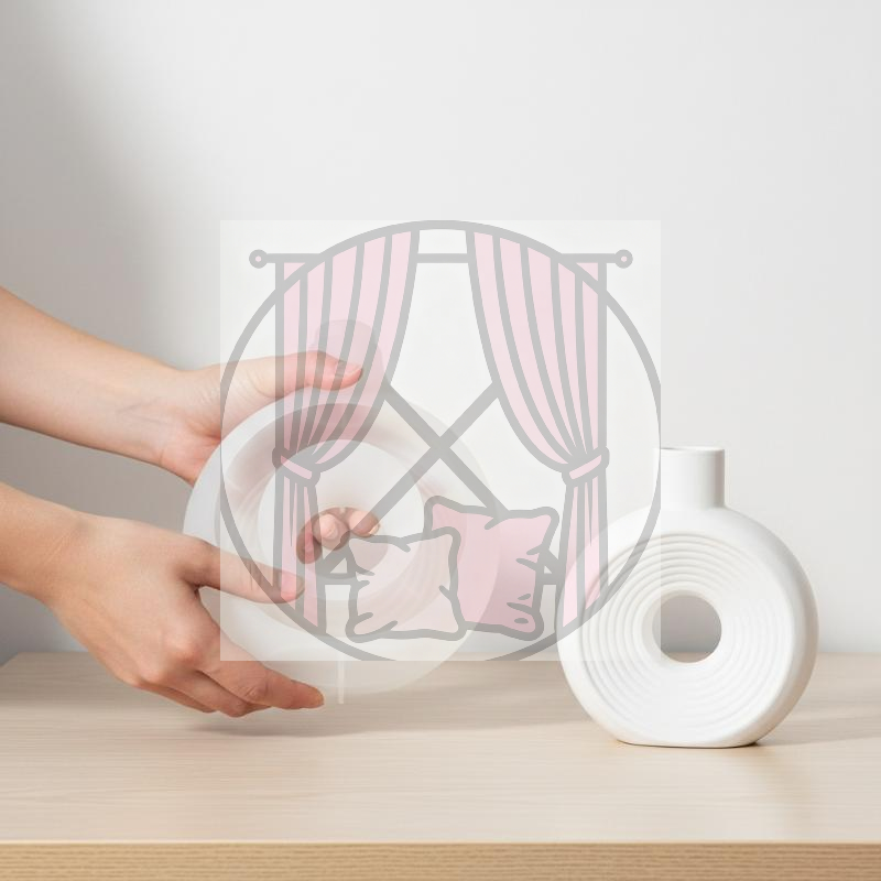 Donut Mold Silicone - Nordic Donut Shape Vase Silicone Mold