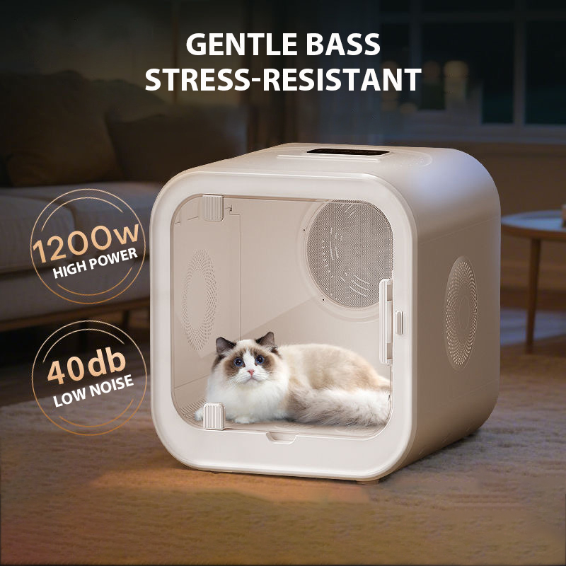 Hot Dog Press - Ultra Quiet Pet Dryer Box, Portable