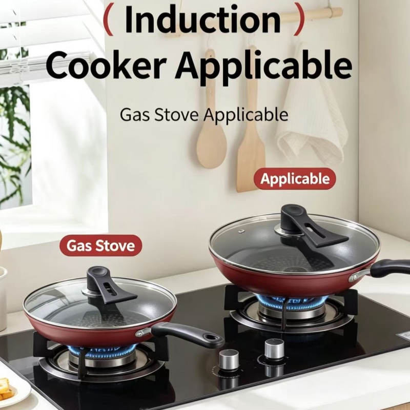 Mini Pancake Griddle - Non-Stick Cast Iron Frying Pan with