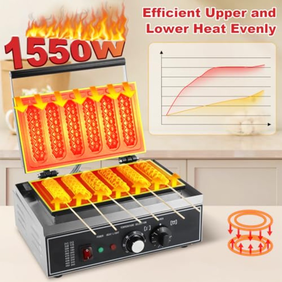 Commercial Corn Dog Maker 1550 - Corn Dog Stick のレビューと価格