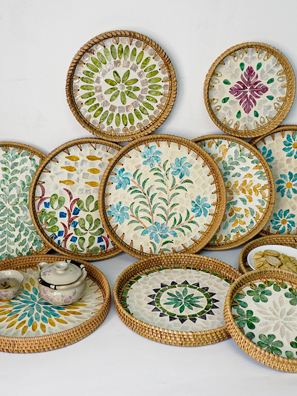 Handwoven ell Fruit Tray Break - Dim Sum Basket のレビューと価格