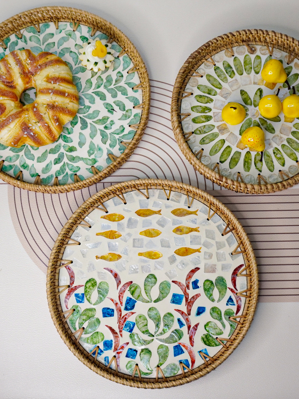 Handwoven ell Fruit Tray Break - Dim Sum Basket のレビューと価格