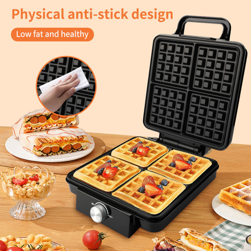 Reemix 4-Slice Belgian Mini Wa - Mini Pancake Griddle のレビューと価格