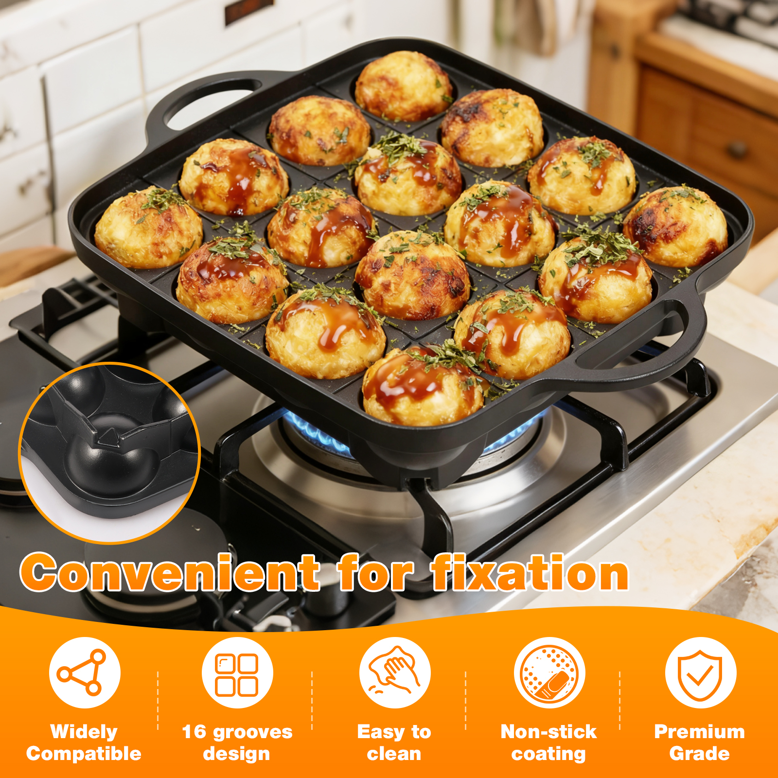 Takoyaki Pan Nonstick Japanese - Takoyaki Grill Plate のレビューと価格