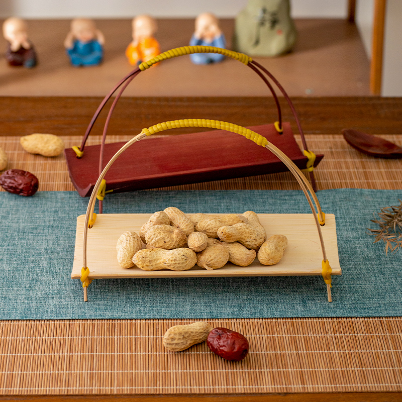Handwoven Bamboo  Tea Tray Wed - Dim Sum Basket のレビューと価格