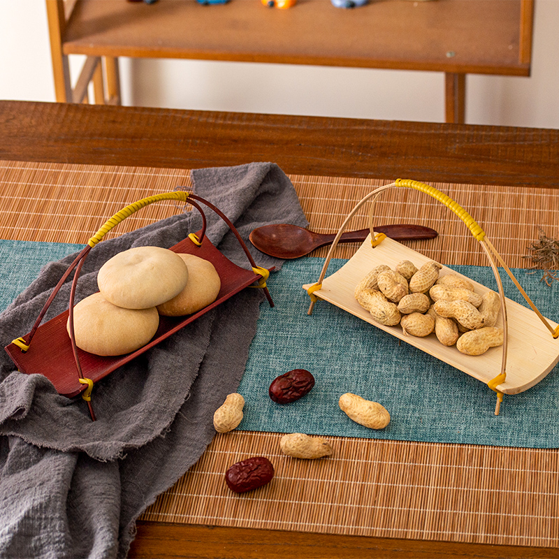 Handwoven Bamboo  Tea Tray Wed - Dim Sum Basket のレビューと価格