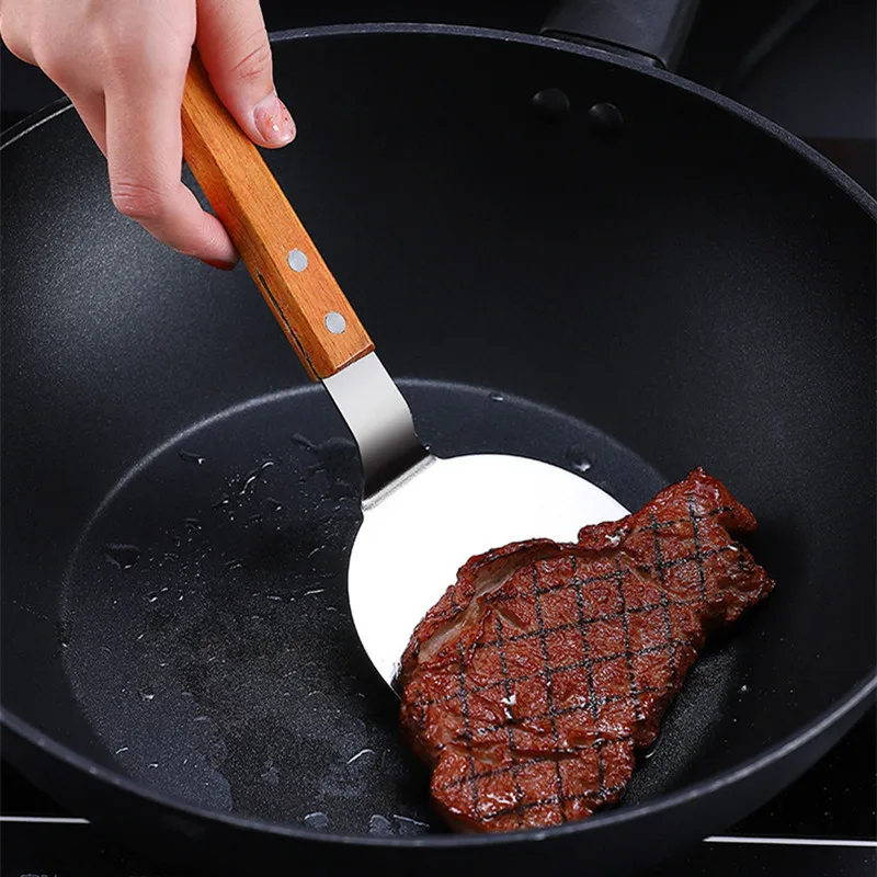 Stainless Steel Wooden Handle  - Okonomiyaki Spatula のレビューと価格