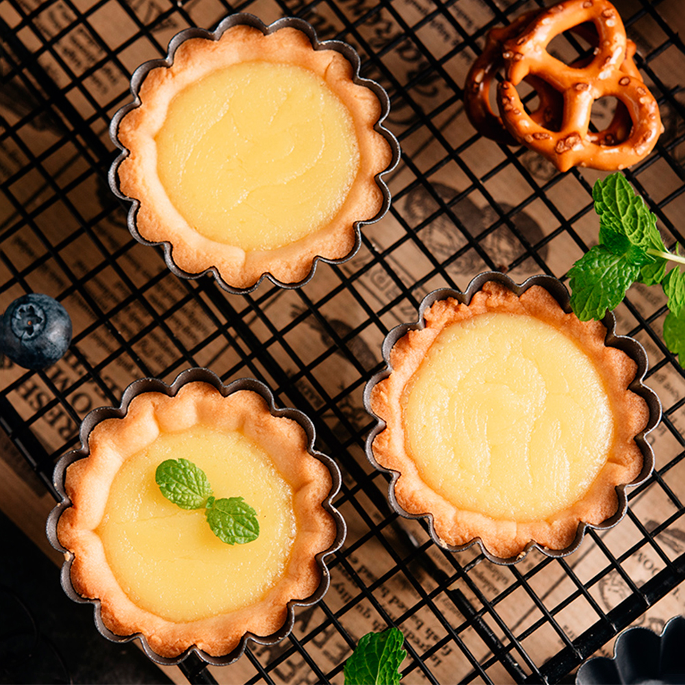 12Pcs Pan Mold Tart Quiche Fla - Egg Waffle Pan のレビューと価格