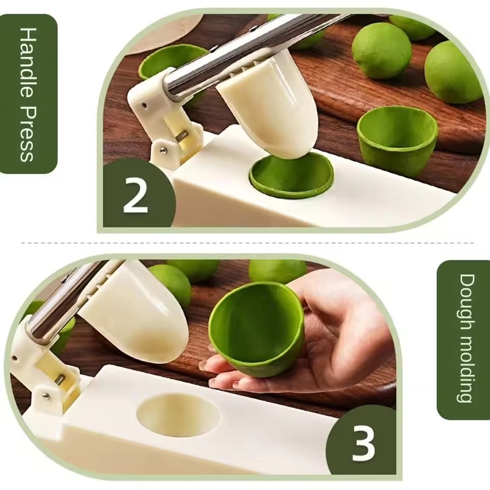 Hand Press Sweet Green Rice Ba - Dumpling Press Set のレビューと価格