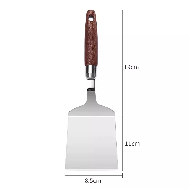 Stainless Steel Spatula with W - Okonomiyaki Spatula のレビューと価格