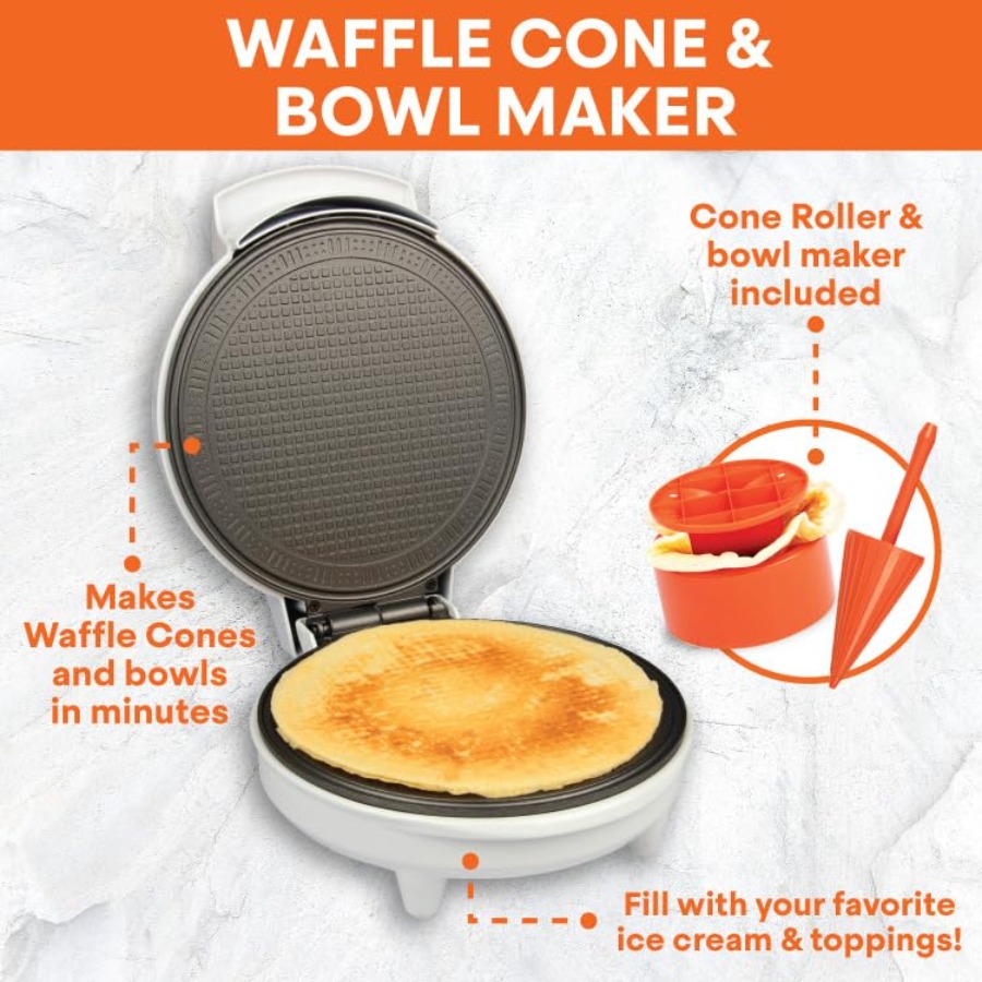 Waffle Cone and Bowl Maker wit - Waffle Cone Maker のレビューと価格