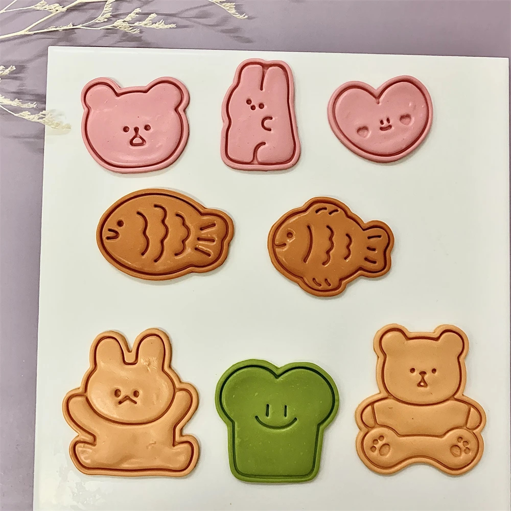 Cute Animal Cookie Embossing S - Bunny Cake Mold のレビューと価格