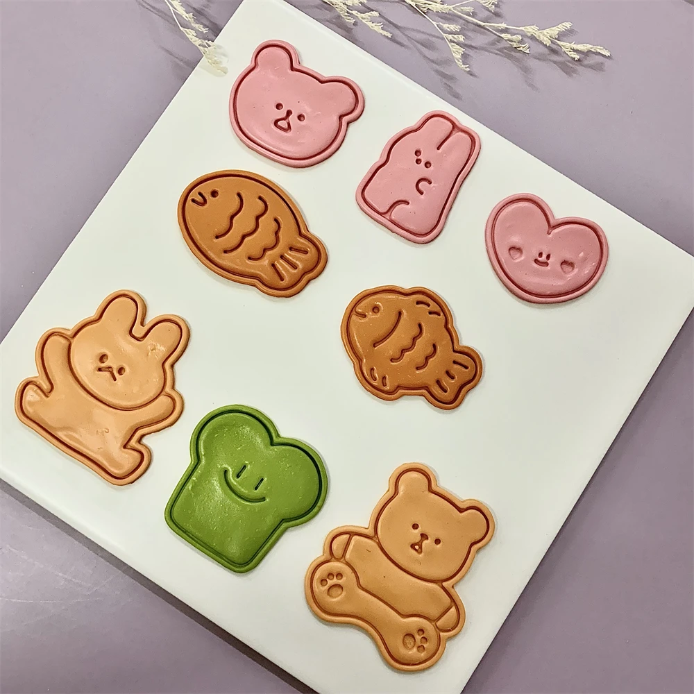 Cute Animal Cookie Embossing S - Bunny Cake Mold のレビューと価格