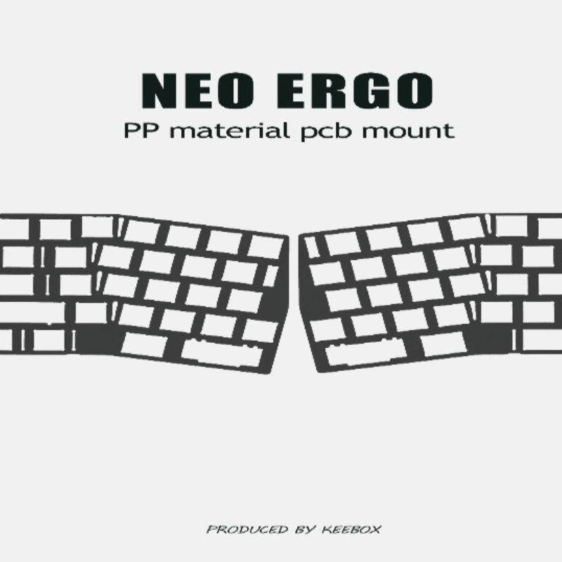 Neo Ergo Keyboard Positioning  - Crepe Pan Carbon のレビューと価格