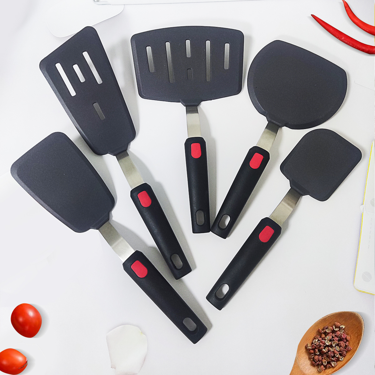 Silicone cooking utensils, tep - Okonomiyaki Spatula のレビューと価格