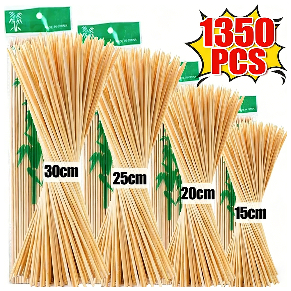 1350/90Pcs Natural BBQ Skewers - Corn Dog Stick のレビューと価格