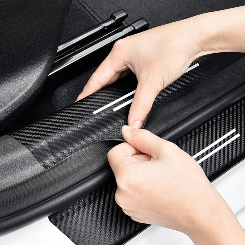 Car Door Threshold Scuff Plate - Crepe Pan Carbon のレビューと価格