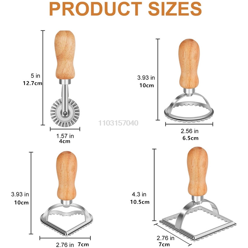 3/4Pcs Manual Pasta Molds Set  - Dumpling Press Set のレビューと価格