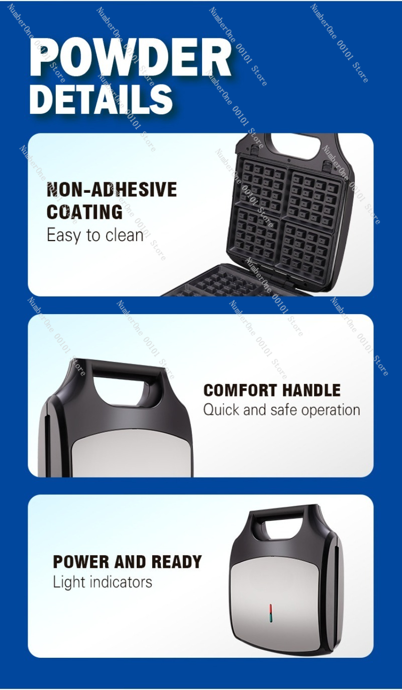Household Small Multipurpose 3 - Waffle Cone Maker のレビューと価格