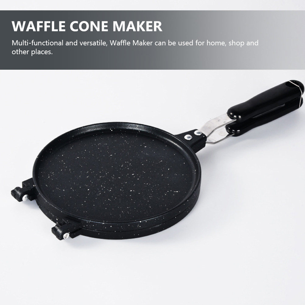 Non-Stick Aluminum Alloy Egg R - Waffle Cone Maker のレビューと価格