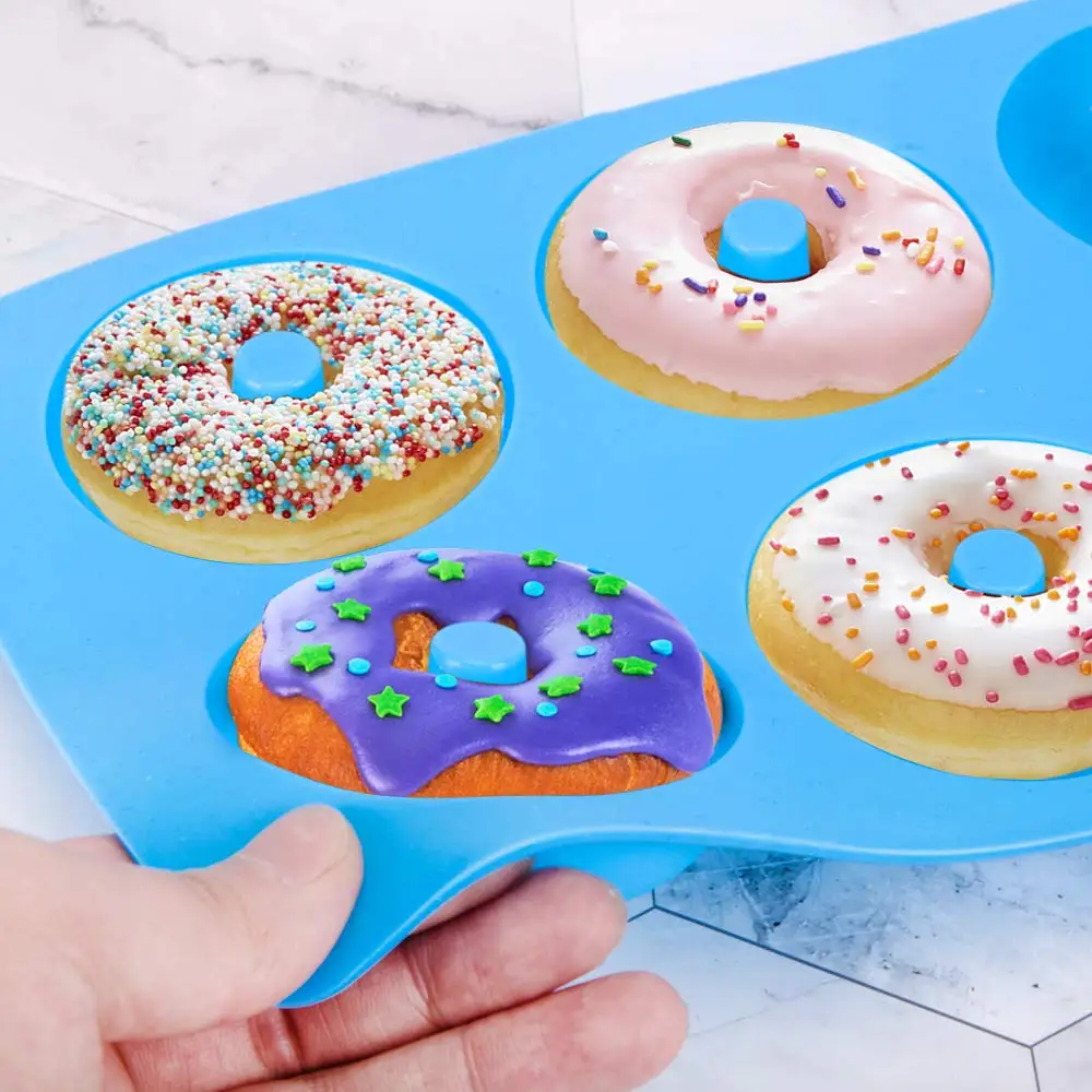 6 Holes Silicone Donut Mold Ba - Donut Mold Silicone のレビューと価格