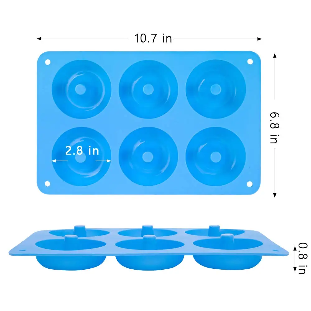 6 Holes Silicone Donut Mold Ba - Donut Mold Silicone のレビューと価格