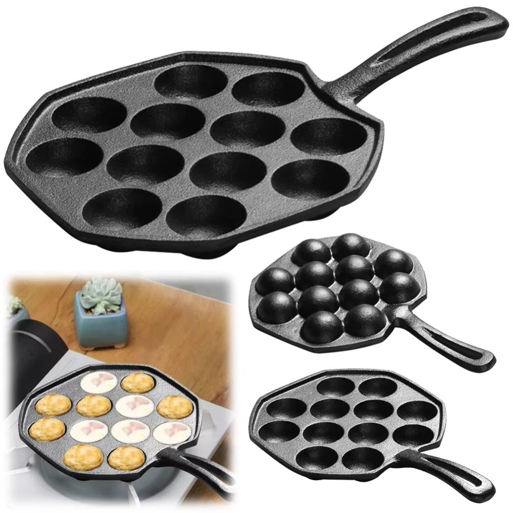 12 Holes Octopus Baking Mold C - Takoyaki Grill Plate のレビューと価格