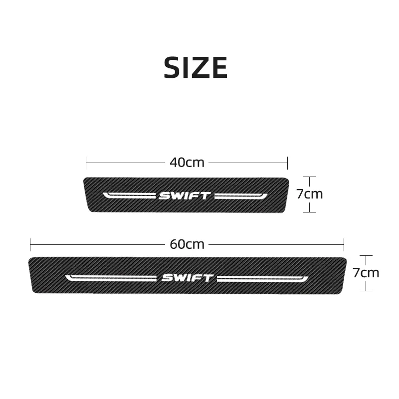 Car Front Rear Door Threshold  - Crepe Pan Carbon のレビューと価格