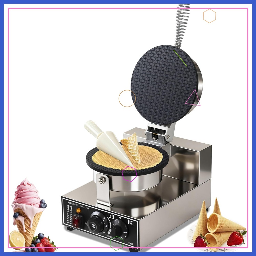 110V Commercial Waffle Cone Ma - Waffle Cone Maker のレビューと価格