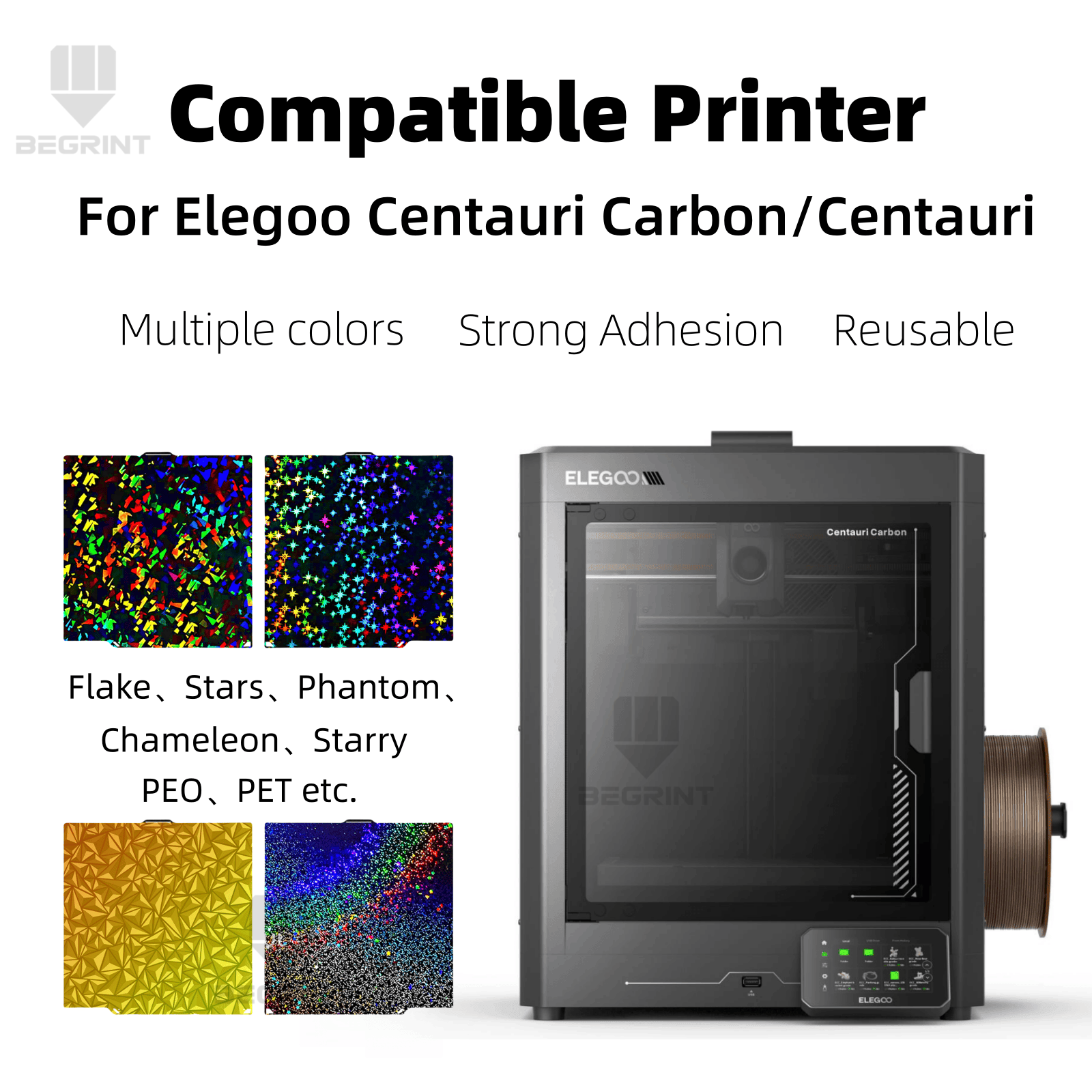 Build Plate for Elegoo Centaur - Crepe Pan Carbon のレビューと価格