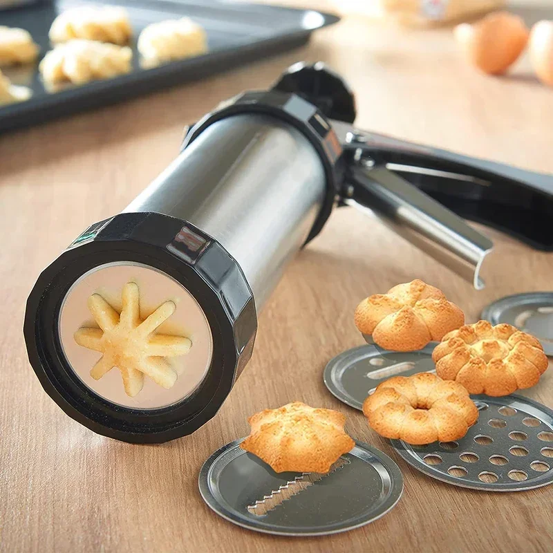 Cookie Press Gun Kit Stainless - Churros Maker Gun のレビューと価格
