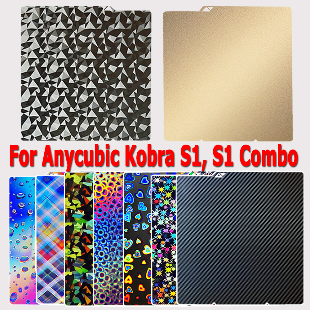 Build Plate for Anycubic Kobra - Crepe Pan Carbon のレビューと価格
