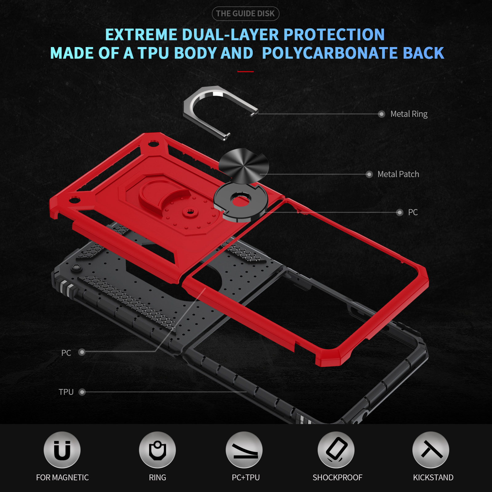 Military-grade Shockproof Phon - Taco Stand Holder のレビューと価格