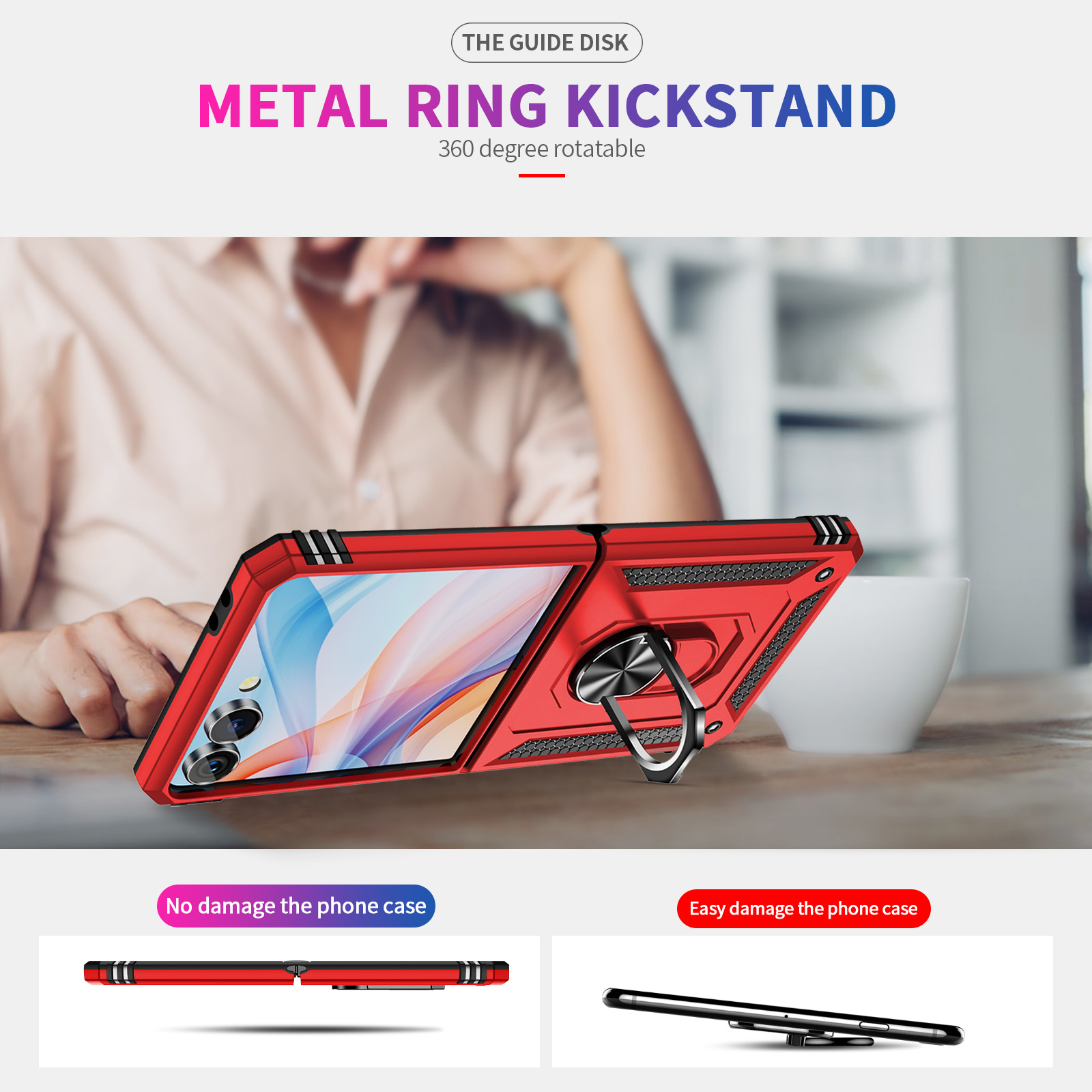 Military-grade Shockproof Phon - Taco Stand Holder のレビューと価格