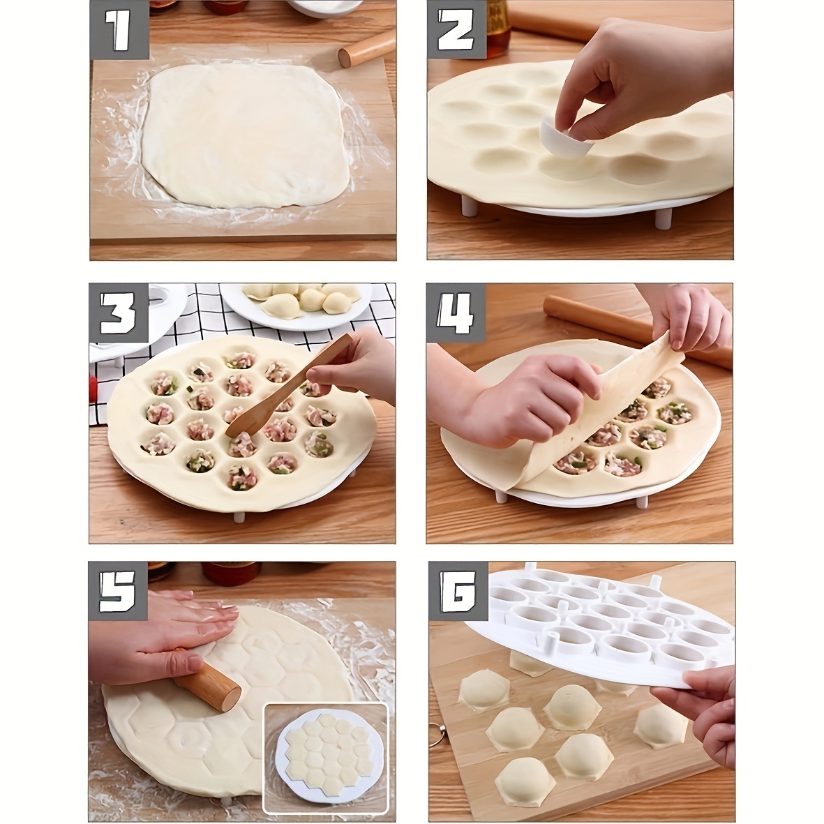 1pc- Simple Chinese Dumplings  - Dumpling Press Set のレビューと価格