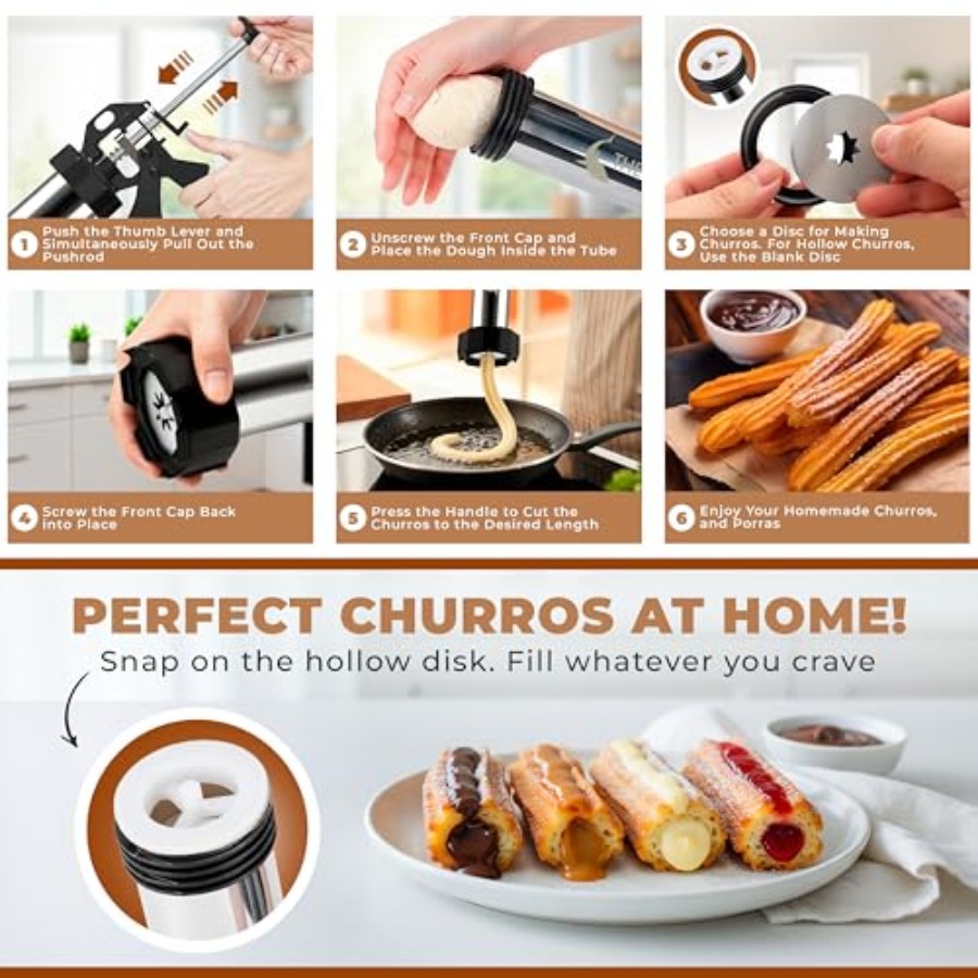 Churro Maker Machine and Sprit - Churros Maker Gun のレビューと価格