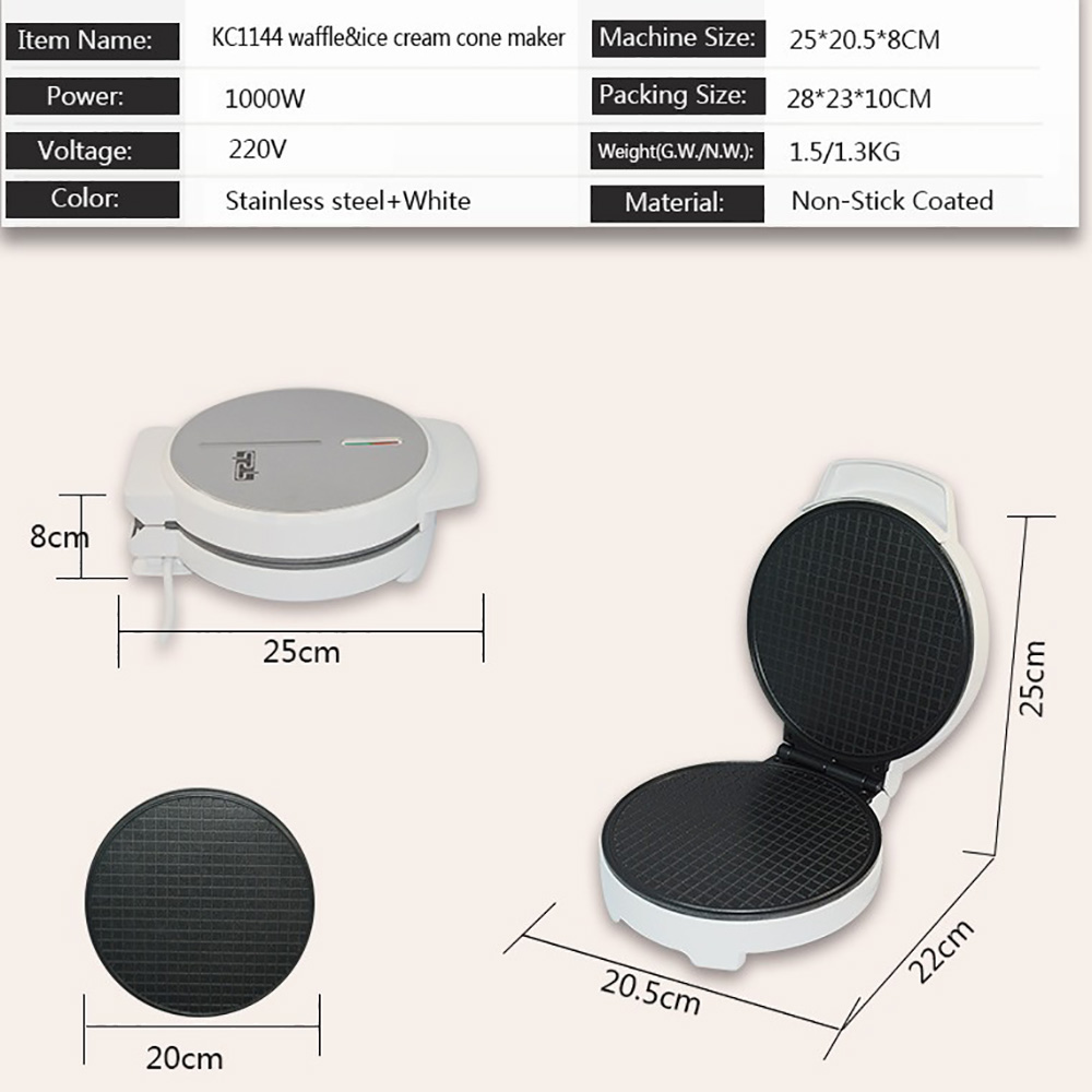 Waffle Cone Make Premium Egg R - Waffle Cone Maker のレビューと価格