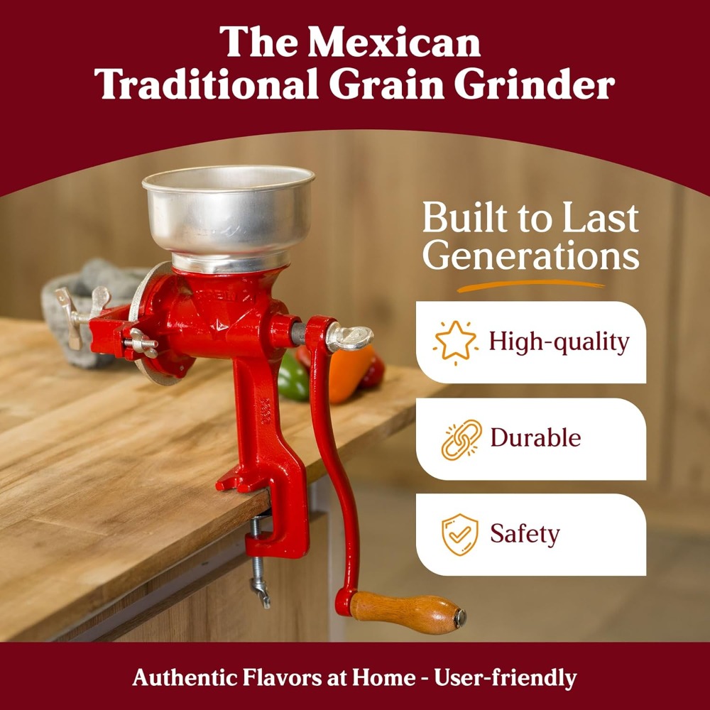 Manual Corn Grain Grinder Cast - Cast Iron Corn のレビューと価格