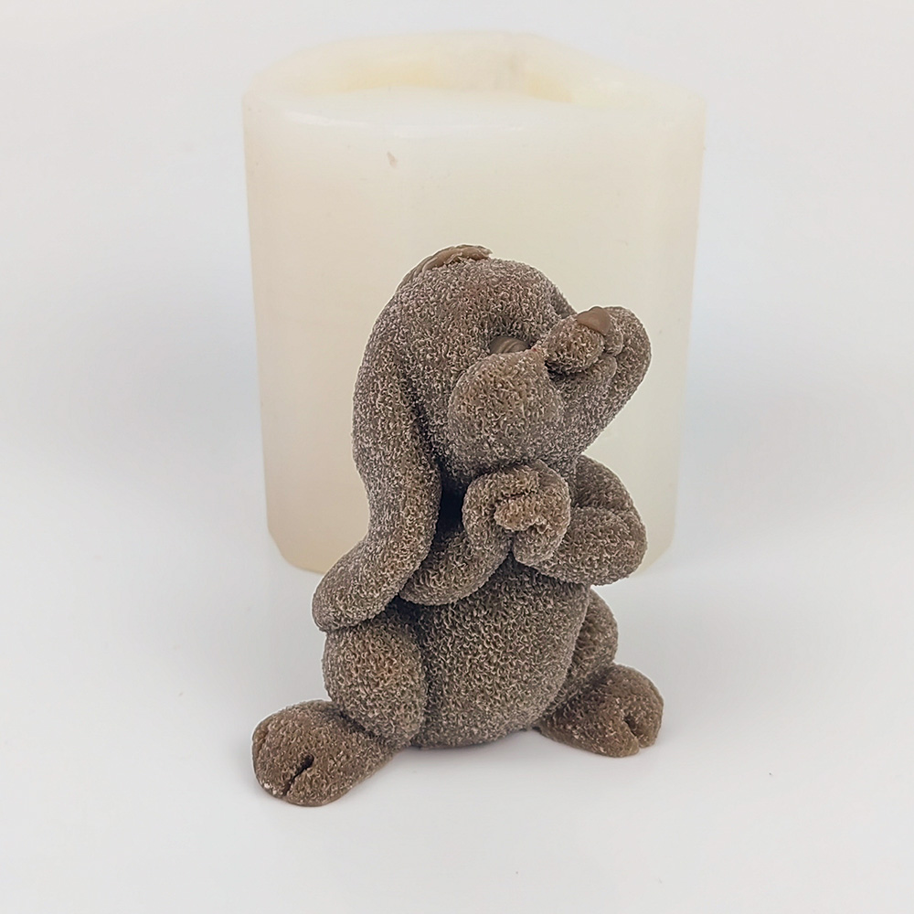 Praying Rabbit Moulds Soap Mol - Bunny Cake Mold のレビューと価格