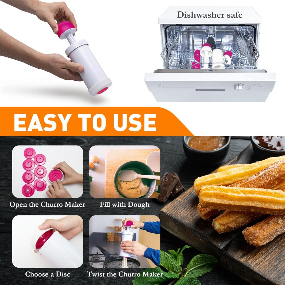 Plastic Churro Maker Kit Porta - Churros Maker Gun のレビューと価格