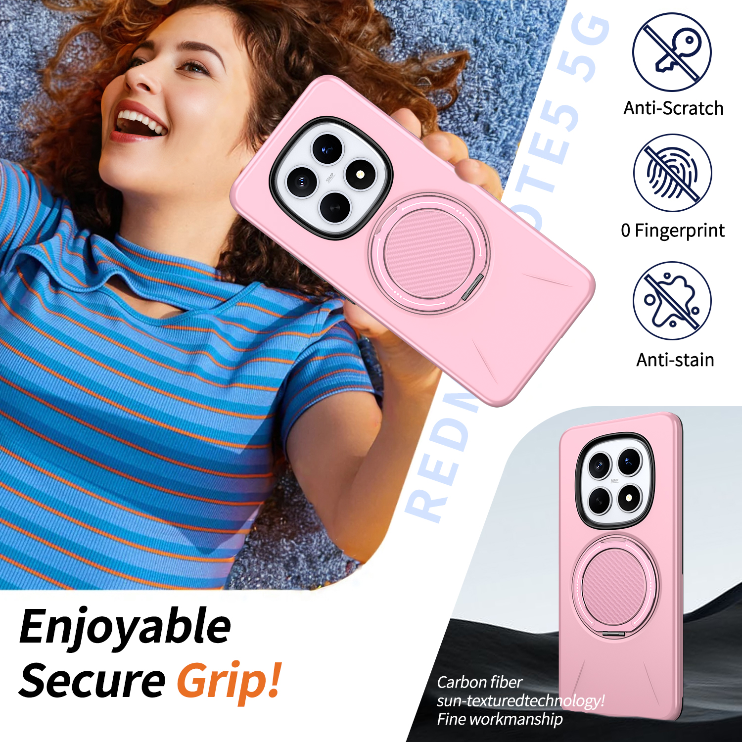 For Xiaomi Redmi Note 15 Pro P - Taco Stand Holder のレビューと価格