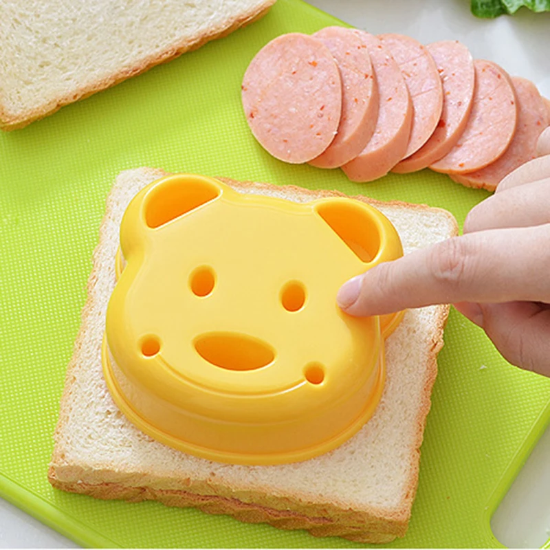 2pcs Sandwich Mould Bear Cat R - Bunny Cake Mold のレビューと価格