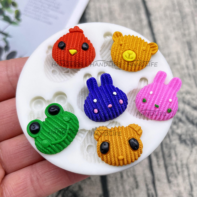 Cute Bear Chick Rabbit Frog Si - Bunny Cake Mold のレビューと価格