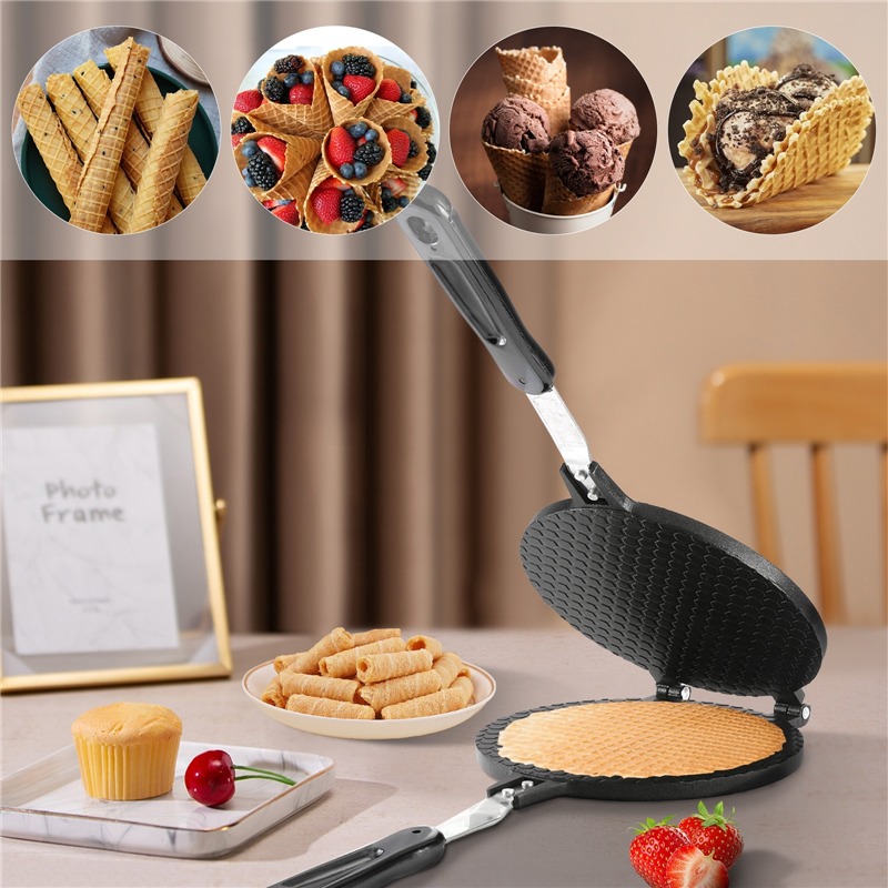 22cm Non-Stick Egg Roll Waffle - Egg Waffle Pan のレビューと価格